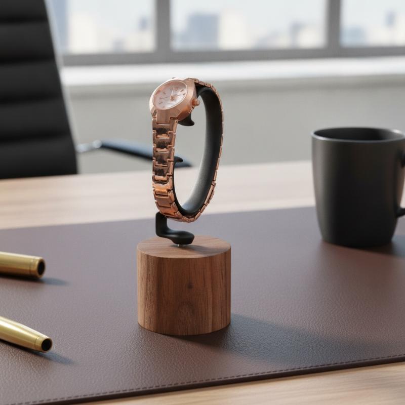 1PCS Wooden C-Shaped Watch Hol - đánh giá và giá Jewelry And Watches Inc