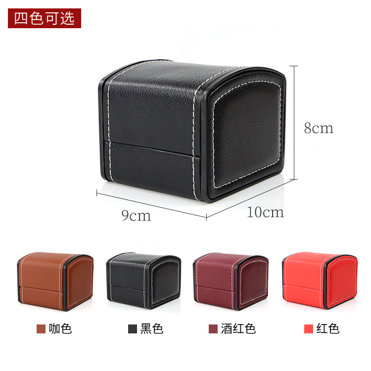 Arc-shaped Watch Box, Pu Leath - đánh giá và giá Watch Display Box