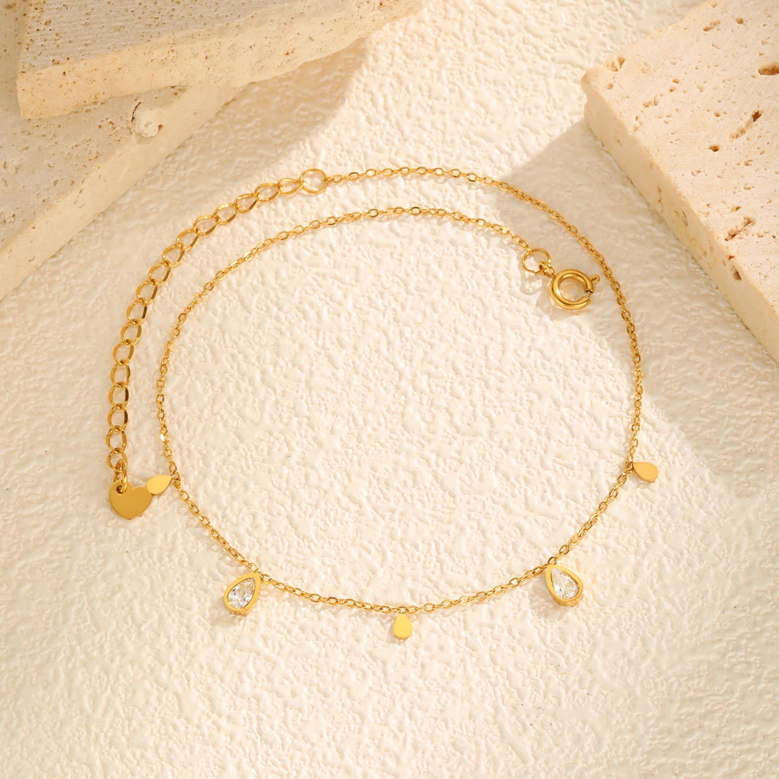 Dainty Water Drop Zircon Ankle - đánh giá và giá Jc Jewelry & Watches Photos