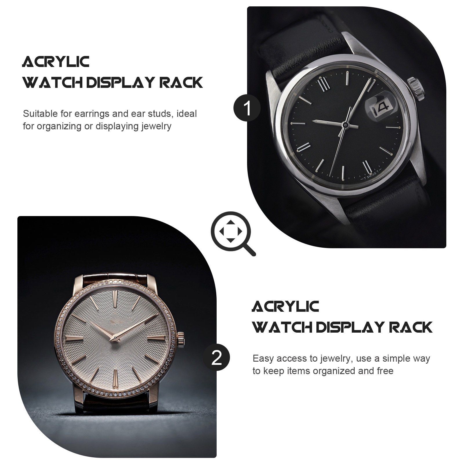 1Pcs Acrylic Watch Display Sta - đánh giá và giá Jewelry And Watches Inc